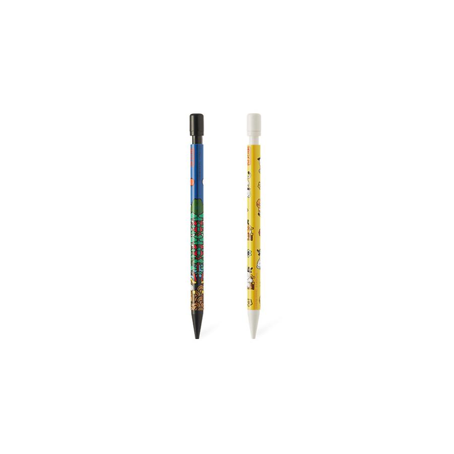 MU:DS x Kakao Friends - Traditional Folk Painting Mechanical Pencil 2-Piece Set (Choonsik)