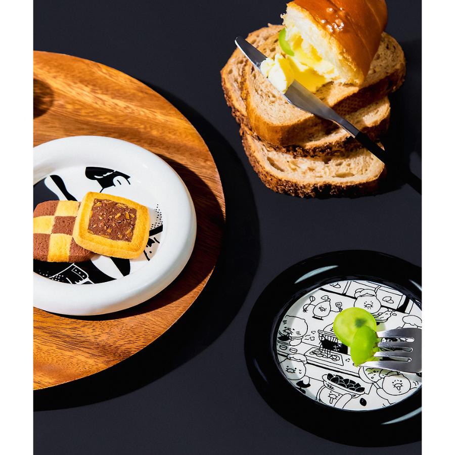 Black and White Chef x Kakao Friends - Ryan & Choonsik Plate 2-Piece Set