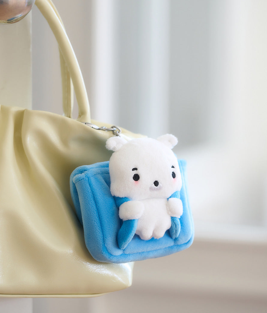 Kakao Friends - Boksim Backpack Pocket Wallet Doll Keyring