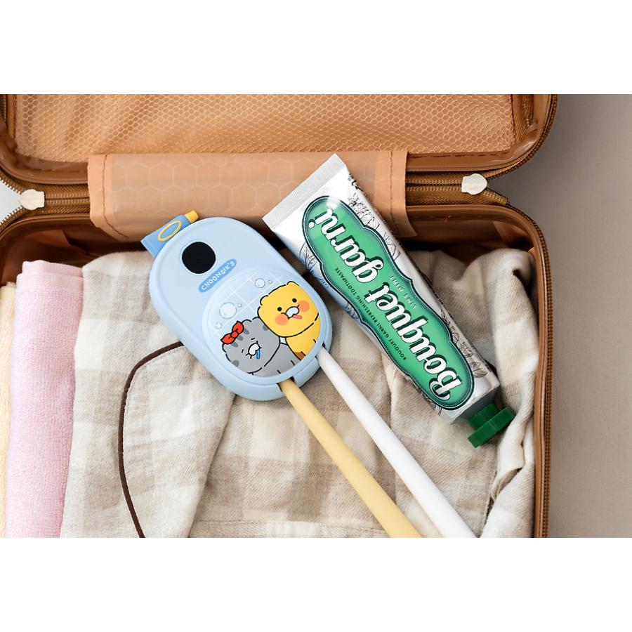 Kakao Friends - Choonsik Blue Partner Dual Toothbrush Sterilizer