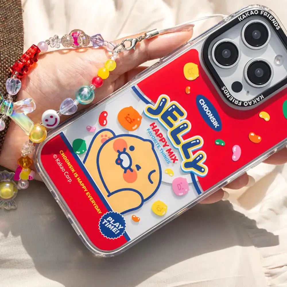 Kakao Friends - Choonsik Jelly Snack Clear Magnetic Case - Kakao Friends - Phone Case - Harumio
