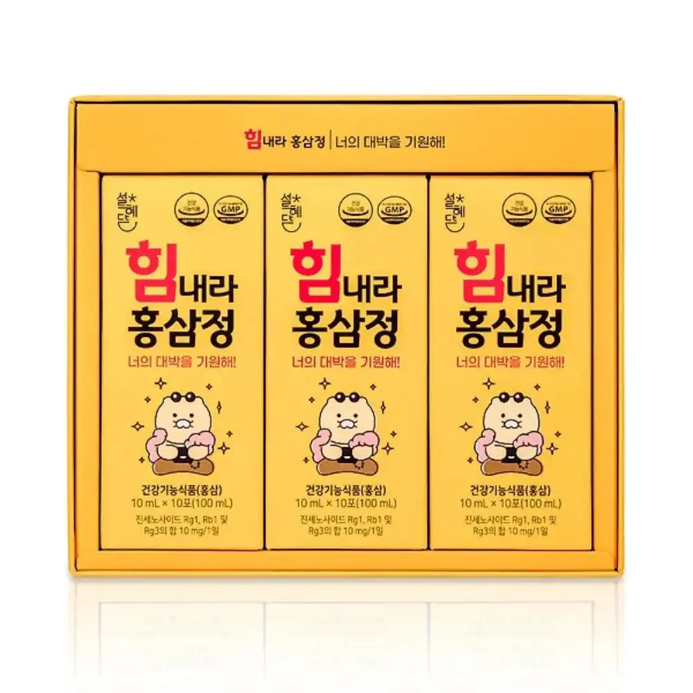 Seol Hye-dam x Kakao Friends - Choonsik I Wish You Great Success & Cheer Up Red Ginseng - Kakao Friends - Supplements - Harumio