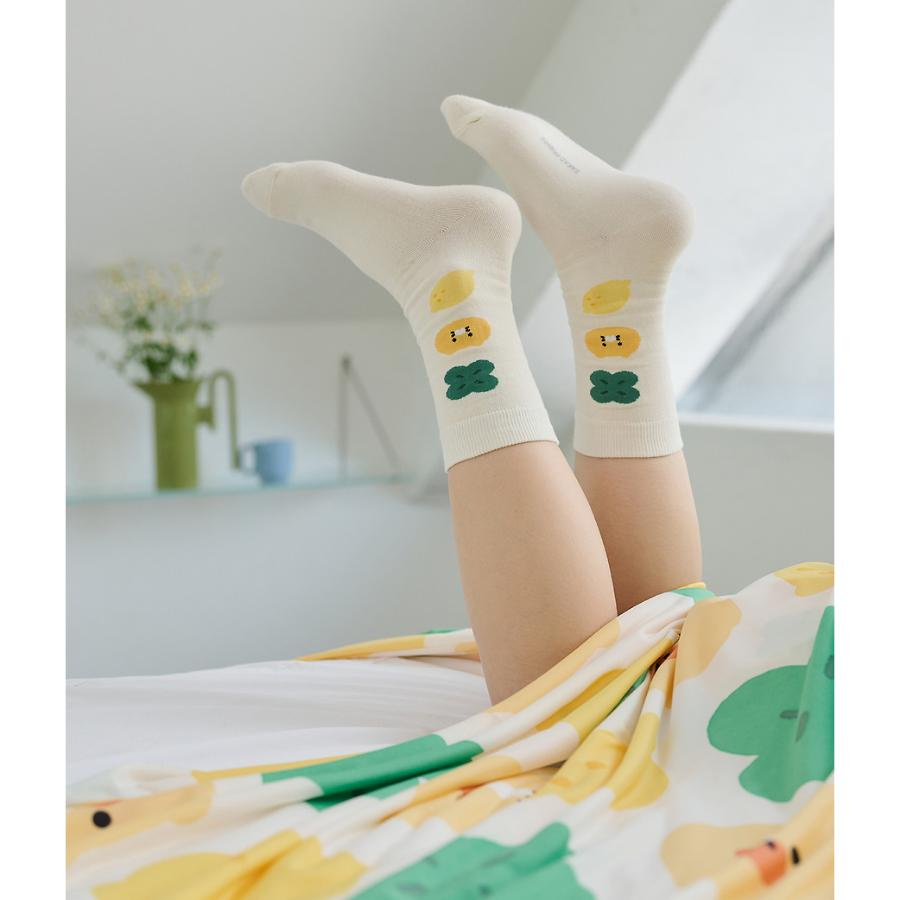 Kakao Friends - Lucky Day Choonsik Ivory Socks