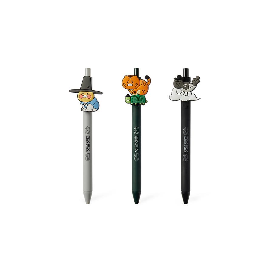 Kakao Friends - Yeonnal Yetchoon Choonsik Gel Pen 3-Piece Set