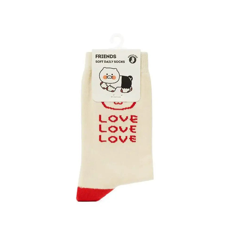 Kakao Friends - Friends Soft Daily Socks - Kakao Friends - Socks - Harumio