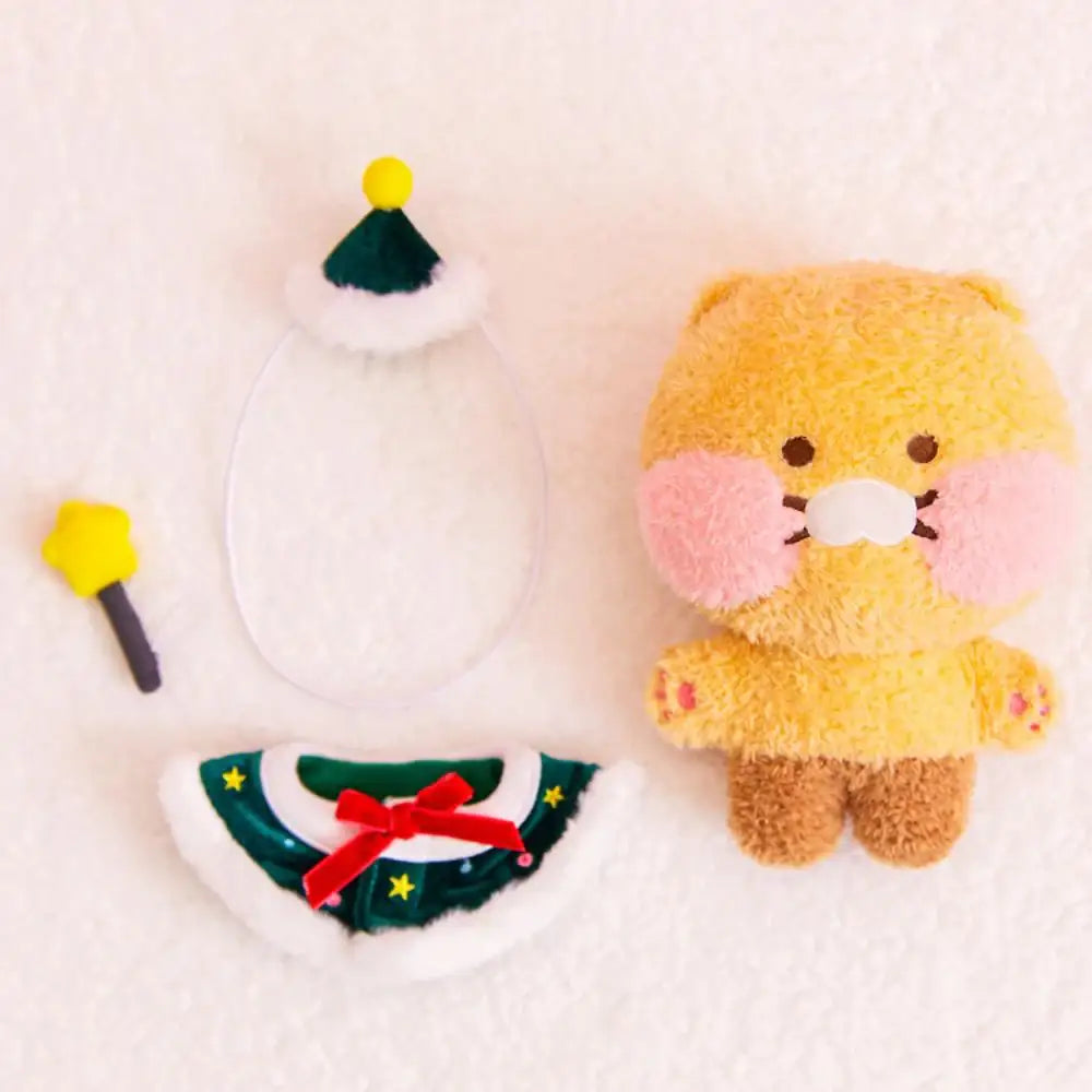Kakao Friends - Merry Christmas Cape & Hat Fossil Doll Costume - Kakao Friends - doll costume - Harumio