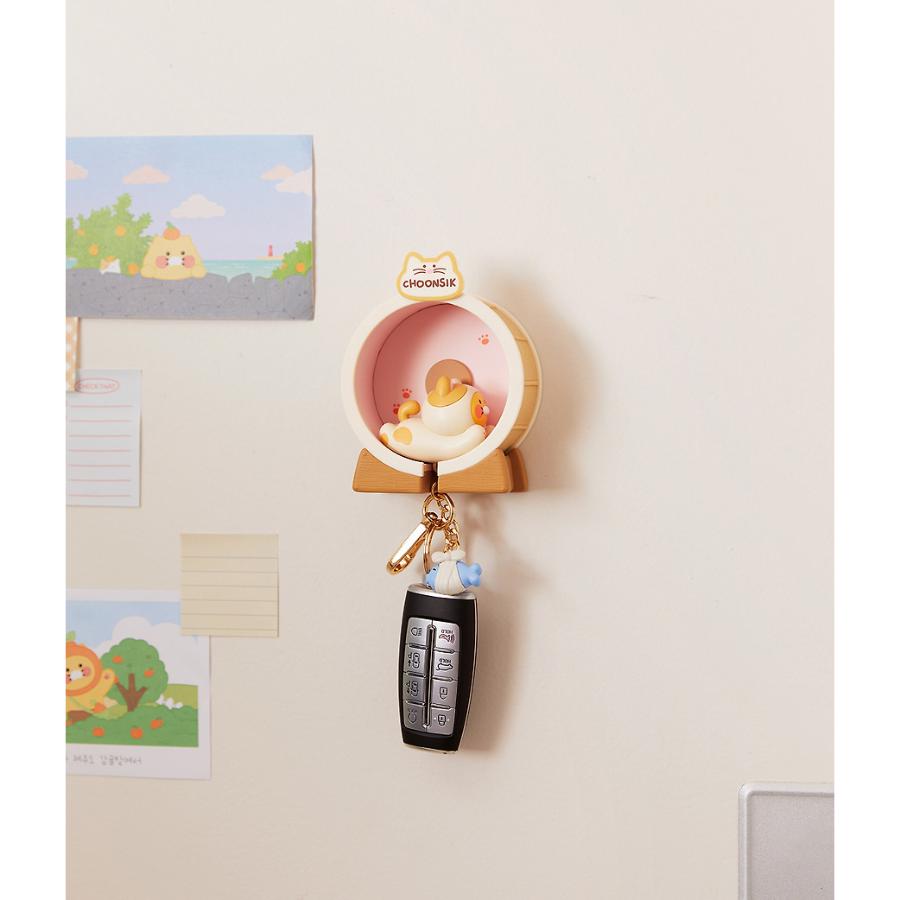 Kakao Friends - Nyangnyang Key Case & Keyring Set (Choonsik)