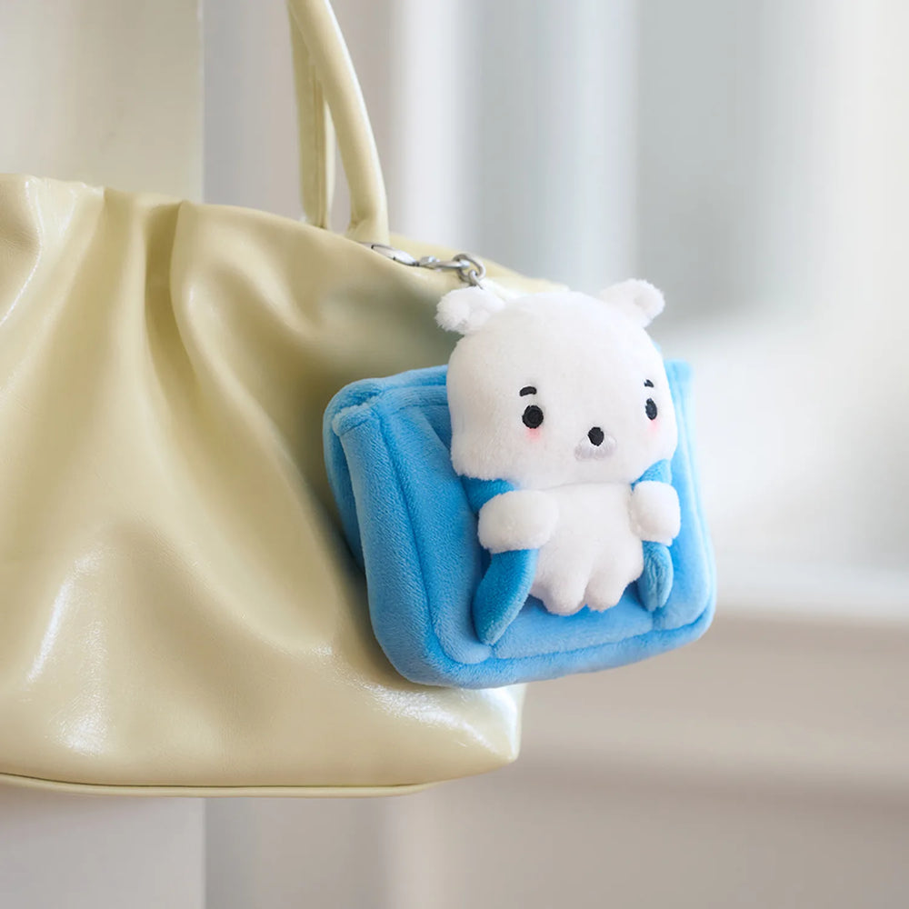 Kakao Friends - Boksim Backpack Pocket Wallet Doll Keyring