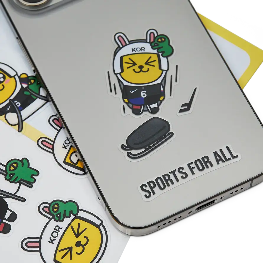 PRO-SPECS x Kakao Friends - Muzi & Con Removable Sticker - Kakao Friends - Sticker - Harumio