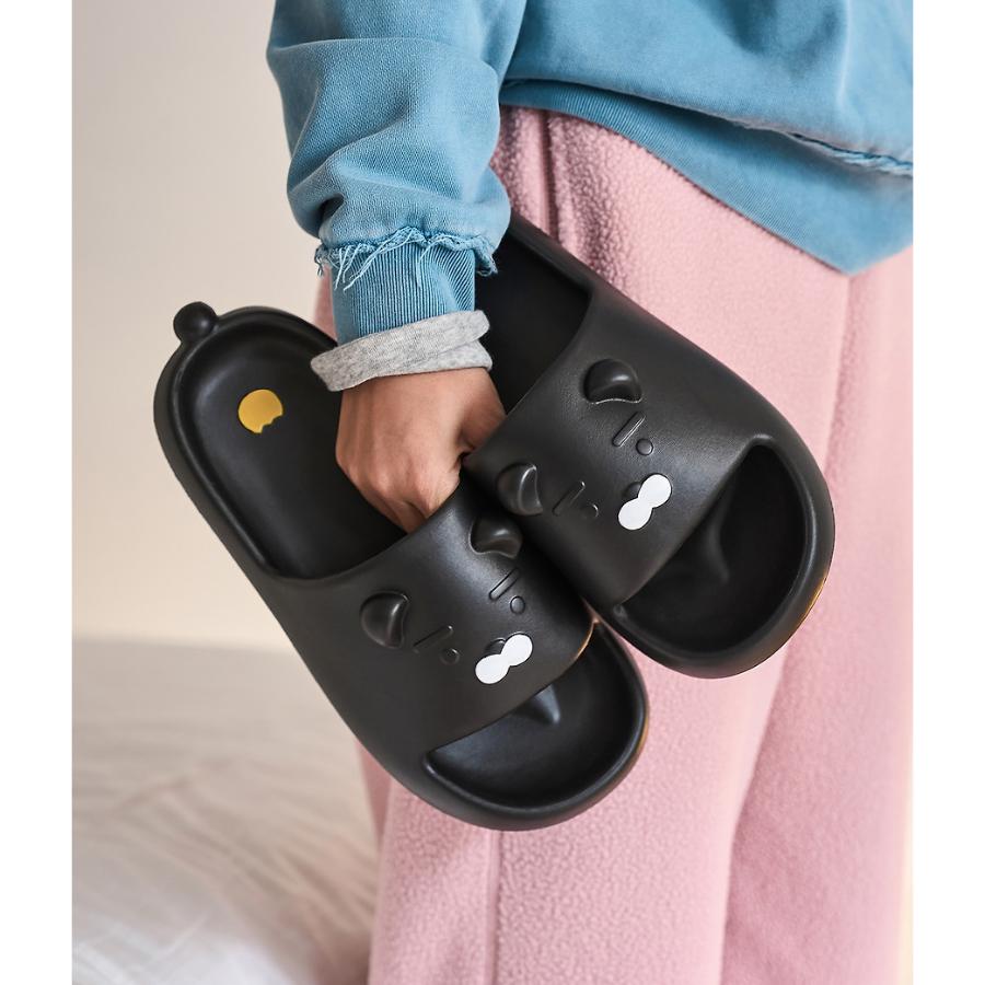Kakao Friends - Black Choon Men Slippers (Ryan)