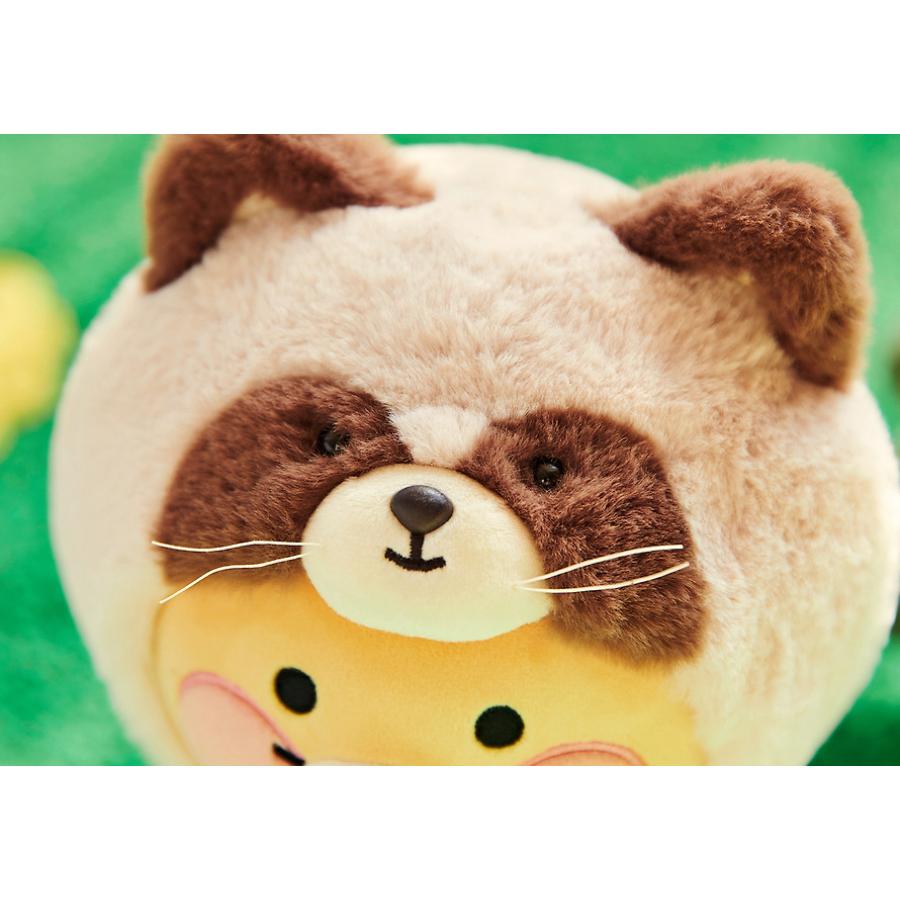 Kakao Friends - FRIENDZOO Racoon Plush Doll (Choonsik)