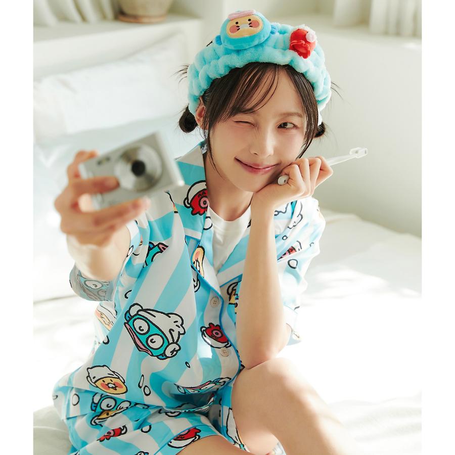 HANGYODON X Kakao Friends - Women's Choonsik Short-Sleeve Pajamas