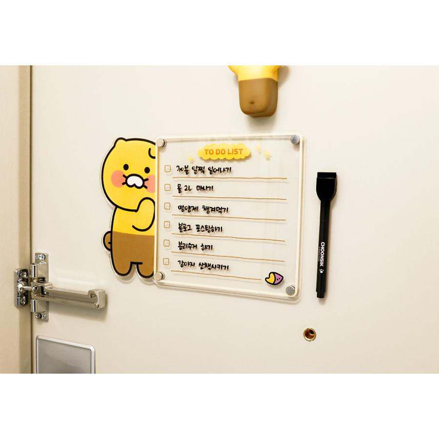 Kakao Friends - Magnet Memo Board Set (To-Do List)