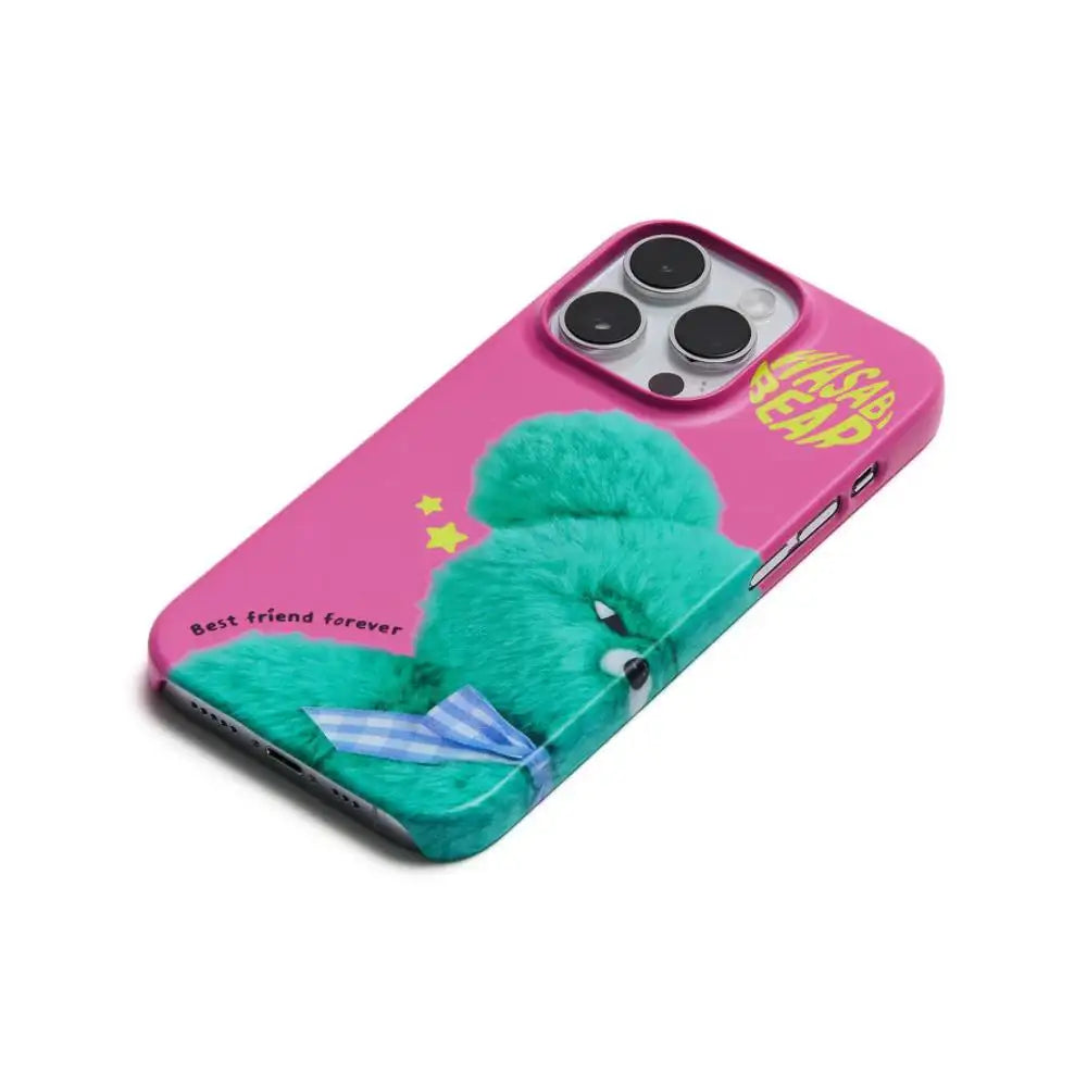Kakao Friends - Wasabi Bear Face Phone Case - Kakao Friends - Home & Living, Accessories - Harumio