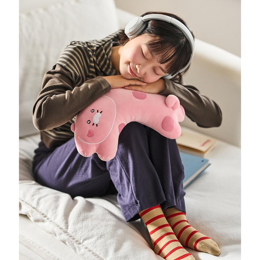 Kakao Friends - Black Choon Sweet Dreams Pink Pillow (Choonsik)