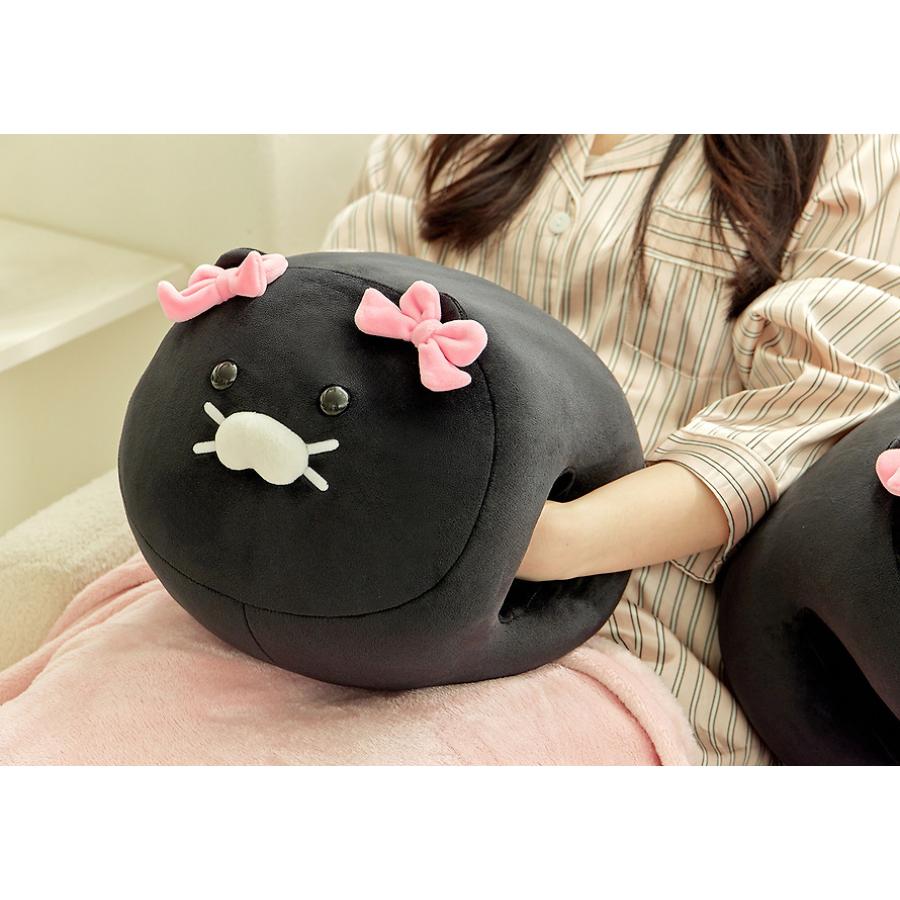 Kakao Friends - Black Choon Spring Hand Warmer Cushion