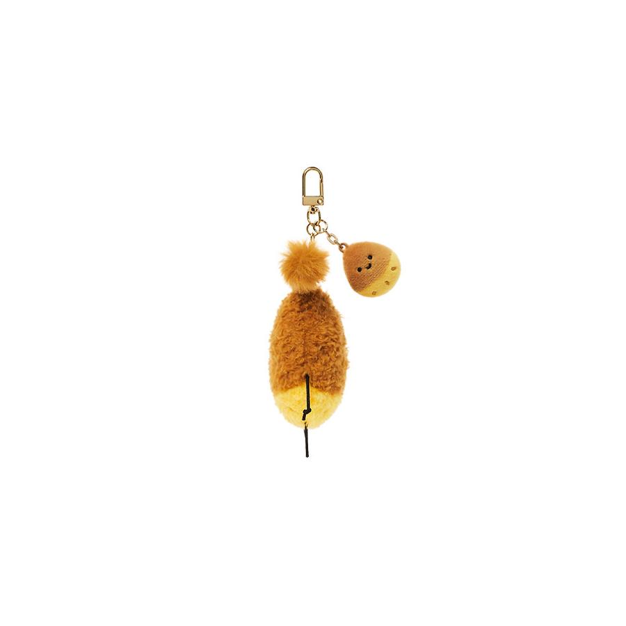 Kakao Friends - Choonguma Bamguma Mini Fluffy Doll Keyring