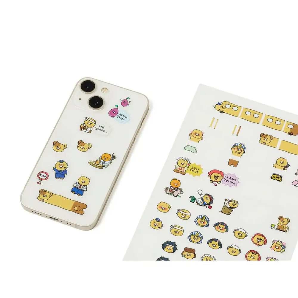 Kakao Friends - Choonsik Bus Transparent Sticker - Kakao Friends - Sticker - Harumio