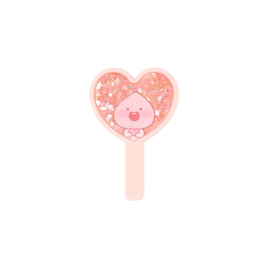 Kakao Friends - Lovely Apeach Glitter Hand Mirror