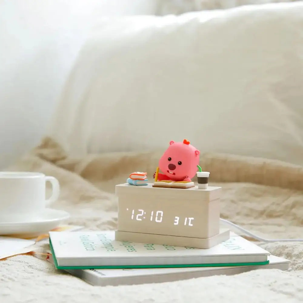 BO FRIENDS x Zanmang Loopy - LED Table Clock - ZANMANG LOOPY - LED Clock - Harumio