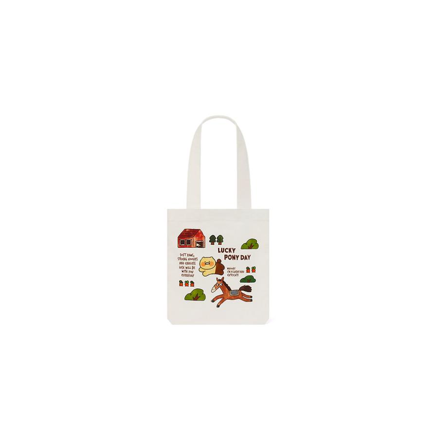 Kakao Friends - Lucky Pony Day Ivory Eco Bag (Choonsik)