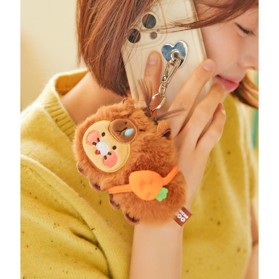 Kakao Friends - FRIENDZOO Capybara Doll Keyring (Choonsik)