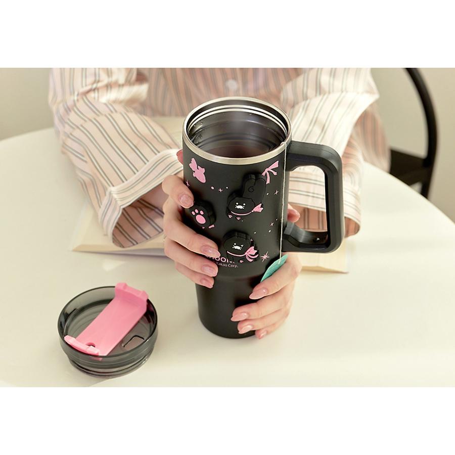 Kakao Friends - Black Choon Magnet Deco Tumbler