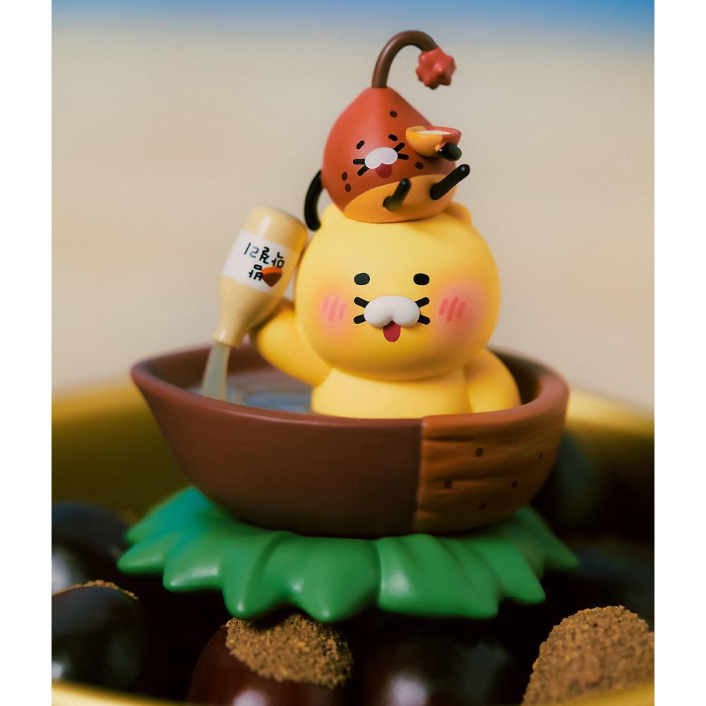 Kakao Friends - K-Food Chestnut Makgeolli Mini Figure (Choonsik)