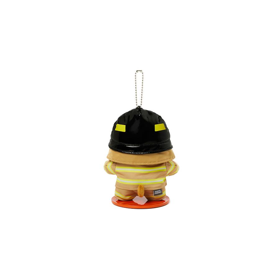 Kakao Friends - PROCHOON Firefighter Standing Doll Keychain (Choonsik)