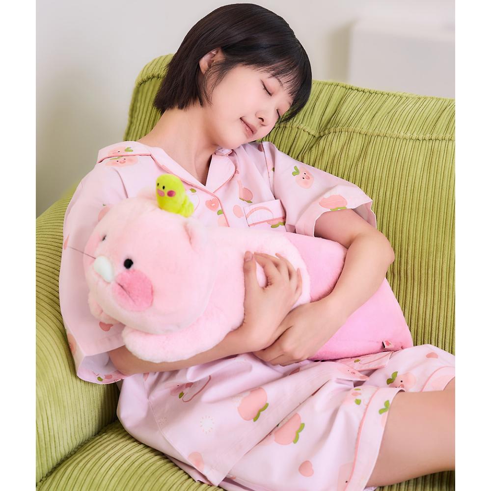 Kakao Friends - Peach Fresh Pink Pillow (Choonsik)