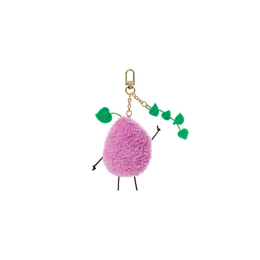 Kakao Friends - Choonguma Smile Guma Mini Fluffy Doll Keyring