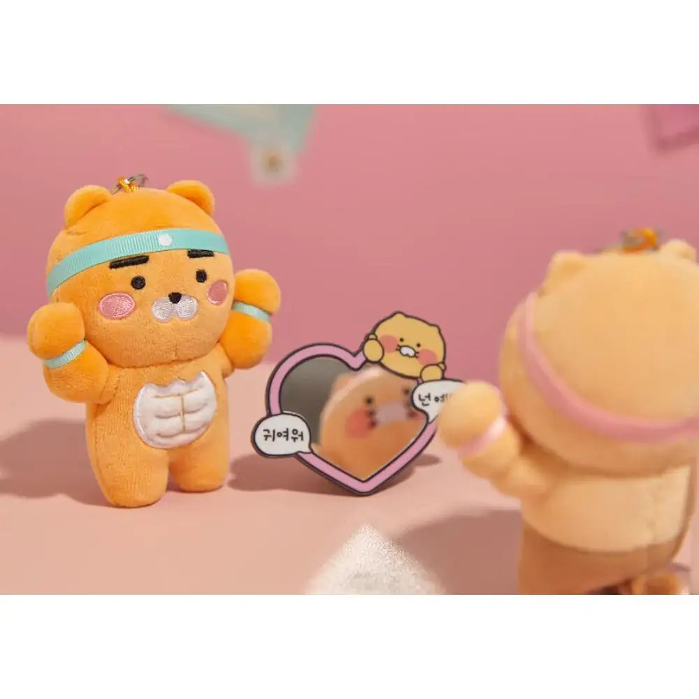 Kakao Friends - Ryan Get Fit Plush Doll Keyring - Kakao Friends - Home & Living, Accessories - Harumio