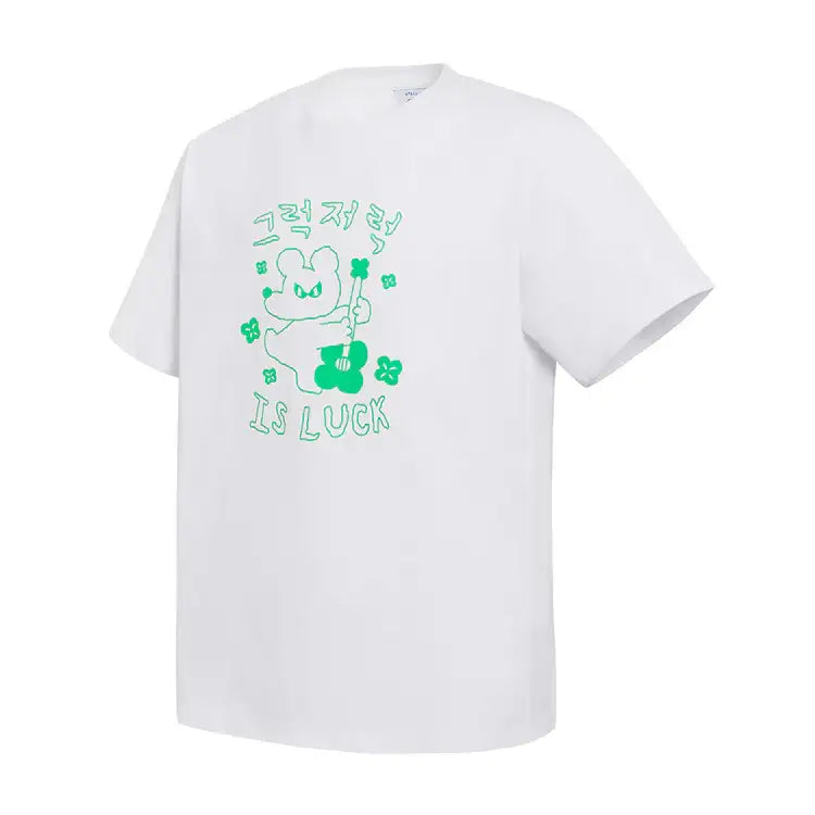 Kakao Friends - Sukeydokey Is Luck Short Sleeve T-Shirt - Kakao Friends - Home & Living, Accessories - Harumio