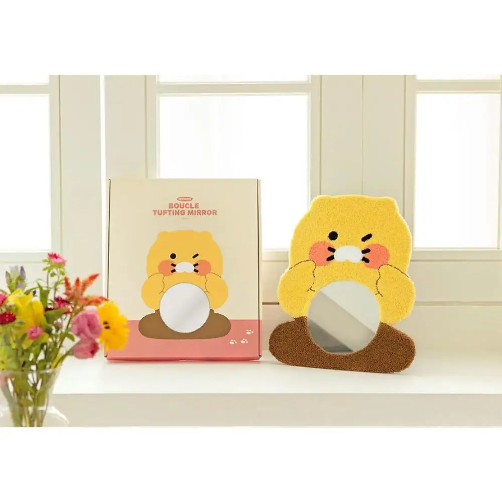 Kakao Friends - Choonsik Boucle Tufting Mirror - Kakao Friends - Mirror - Harumio
