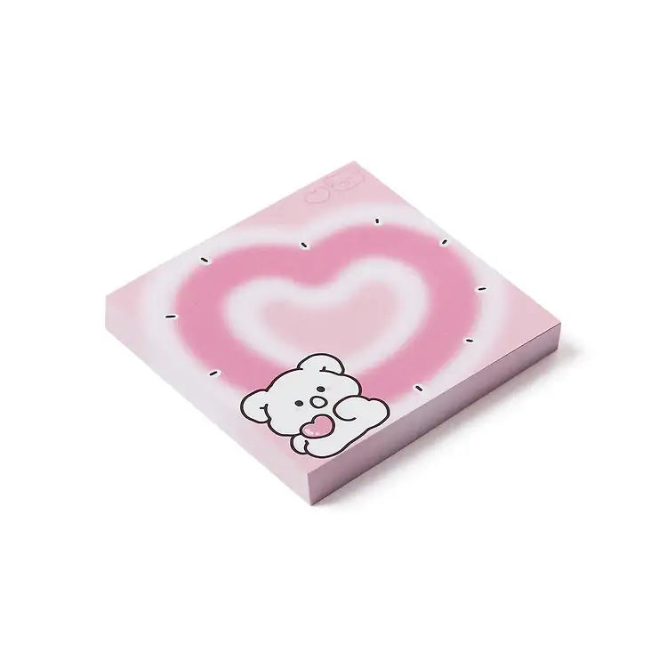 Kakao Friends - Cute Bear Rice Cake Memopad - Kakao Friends - Home & Living, Accessories - Harumio