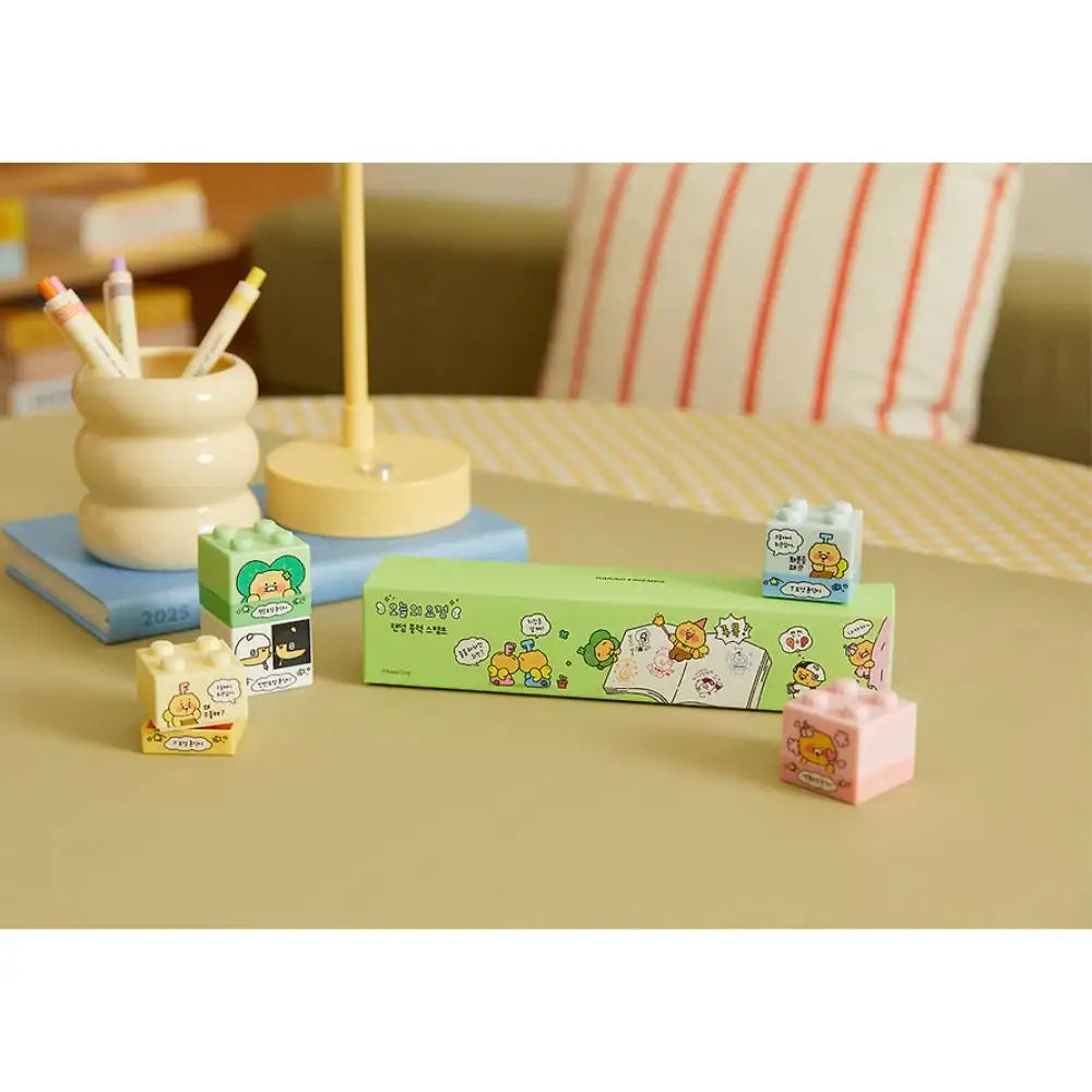 Kakao Friends - Today's Fairy Choonsik Block Stamp (Random) - Kakao Friends - block stamp - Harumio