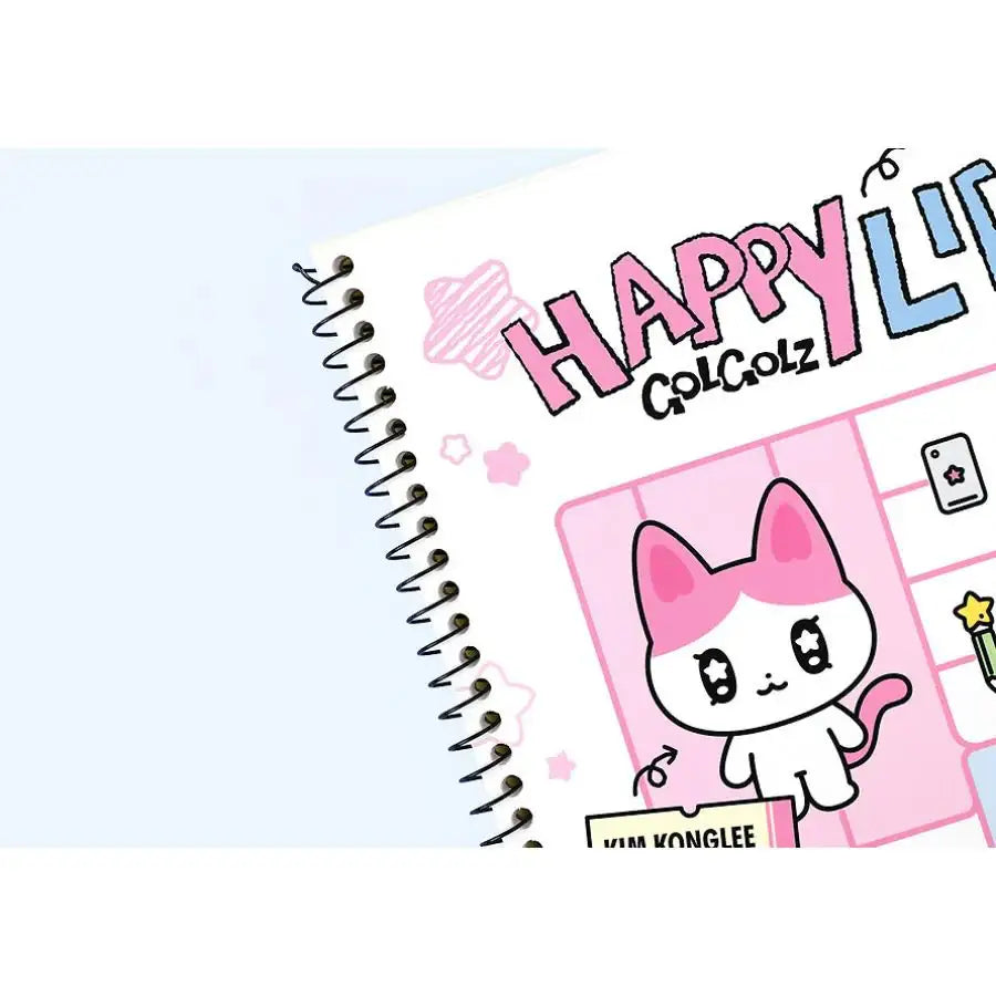 Kakao Friends - GOLGOLZ Practice Range Spring Notebook - Kakao Friends - spring notebook - Harumio