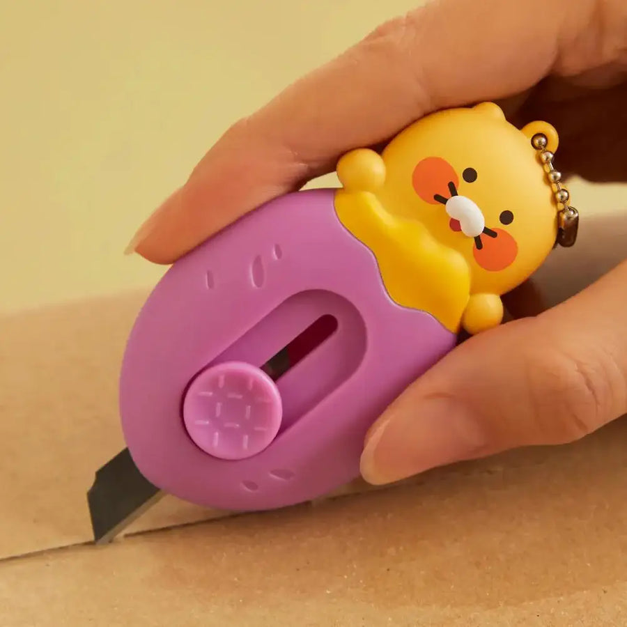 Kakao Friends - Choonsik Mini Utility Knife - Kakao Friends - Cutter Keyring - Harumio