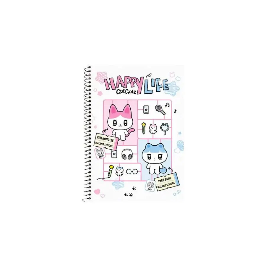 Kakao Friends - GOLGOLZ Practice Range Spring Notebook - Kakao Friends - spring notebook - Harumio