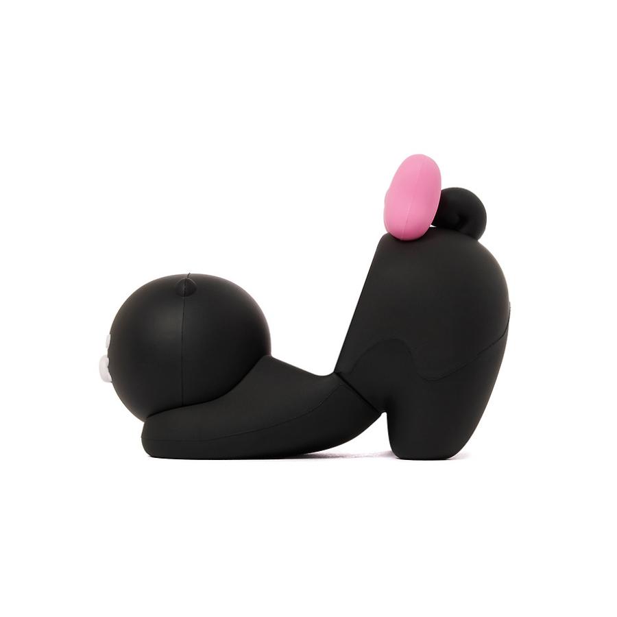 Kakao Friends - Black Choon Cell Phone Holder Figure (Choonsik)