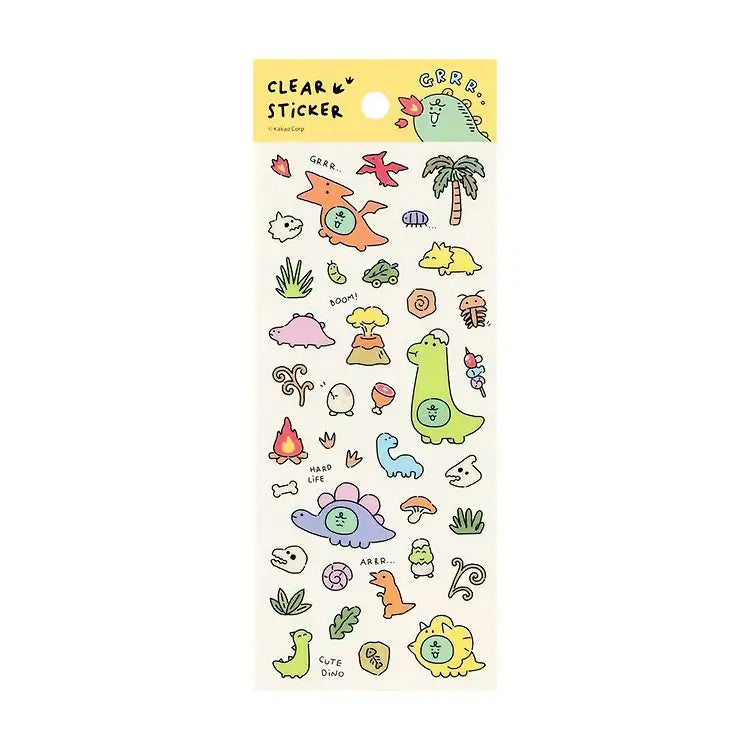 Kakao Friends - Jordy Dino Transparent Sticker - Kakao Friends - Home & Living, Accessories - Harumio