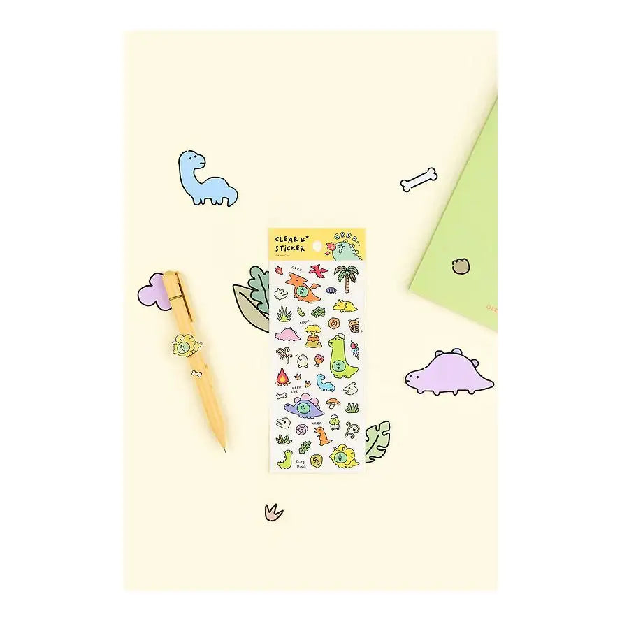 Kakao Friends - Jordy Dino Transparent Sticker