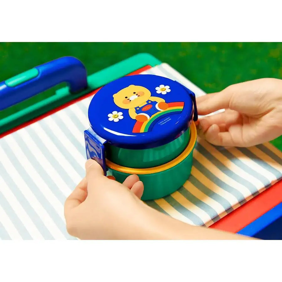 Kakao Friends x Wiggle Wiggle - Choonsik 2-Tier Lunch Box - Kakao Friends - Home & Living, Accessories - Harumio