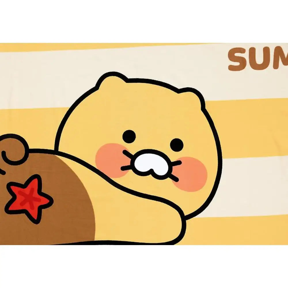 Kakao Friends - Choonsik Beach Towel - Kakao Friends - Home & Living, Accessories - Harumio