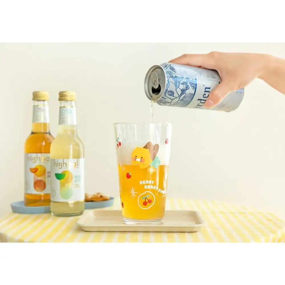 Kakao Friends - Choonsik Glass Cup 4P Set - Kakao Friends - Glass Cup - Harumio