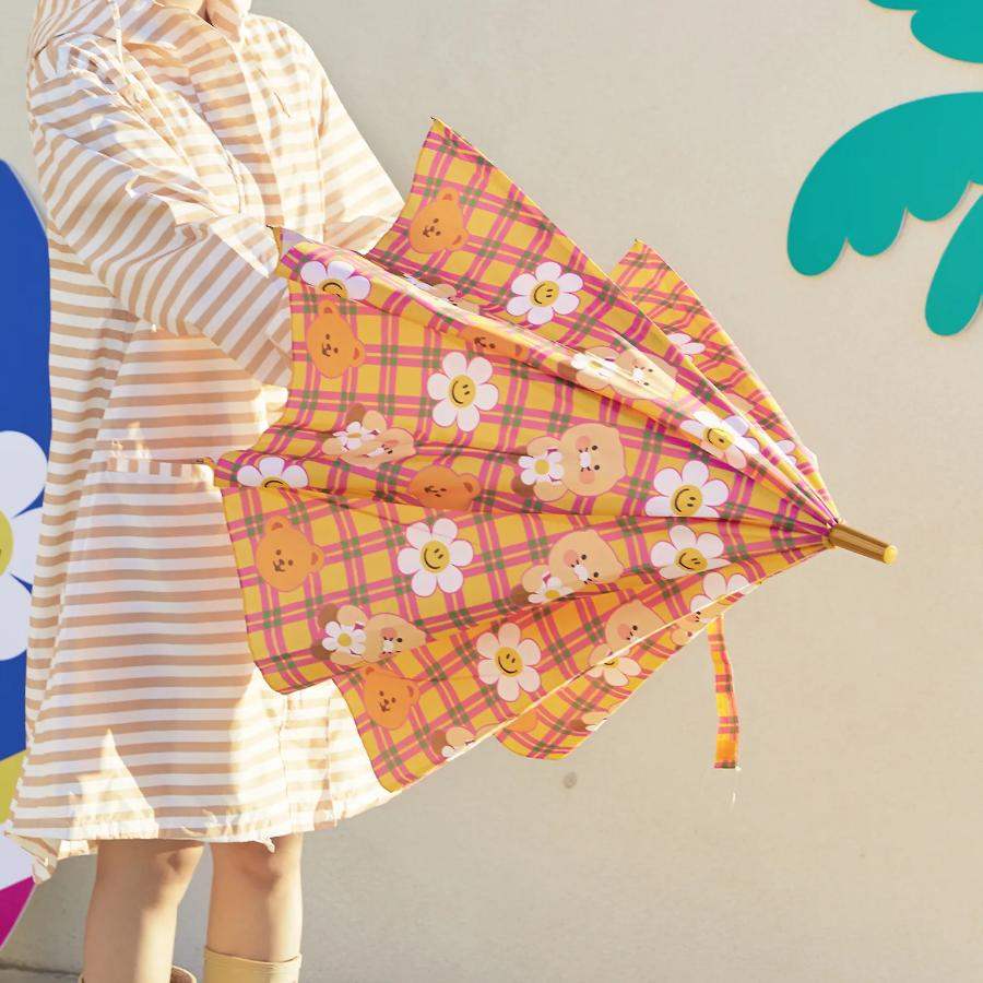 Wiggle Wiggle x Kakao Friends - Choonsik Flower Umbrella - Wiggle Wiggle x Kakao Friends - Umbrella - Harumio