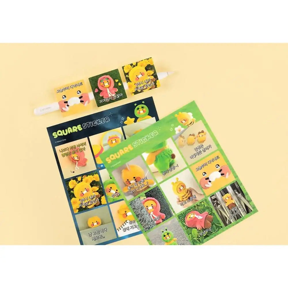 Kakao Friends - Choonsik Photo Square Sticker - Kakao Friends - Sticker - Harumio