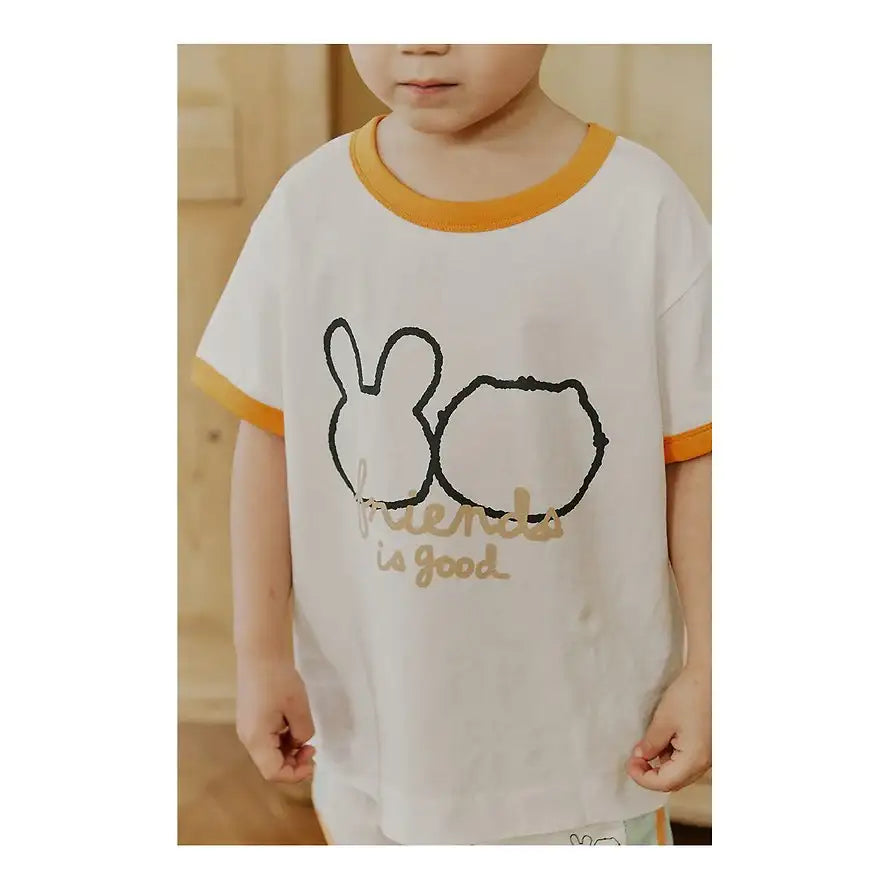 Apricot Studios x Kakao Friends - Short Sleeve T-Shirt (Kids) - Kakao Friends - Clothing - Harumio