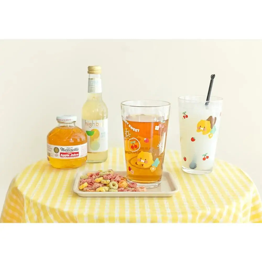 Kakao Friends - Choonsik Glass Cup 4P Set - Kakao Friends - Glass Cup - Harumio