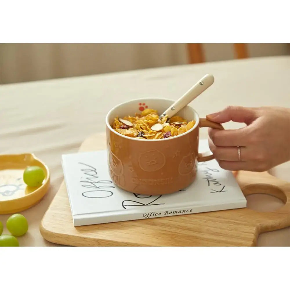 Kakao Friends - Choonsik Face Lid Cereal Bowl - Kakao Friends - Home & Living, Accessories - Harumio